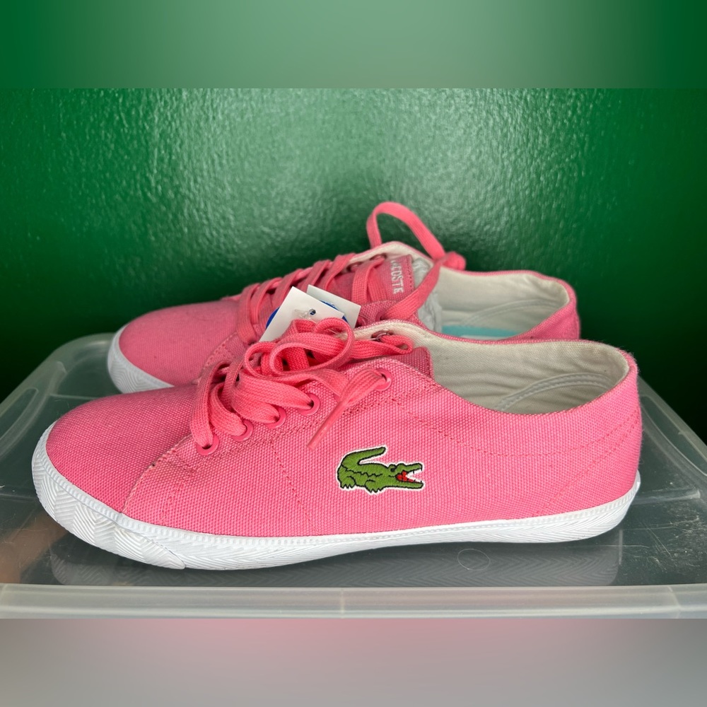 Lacoste sport pink sneakers